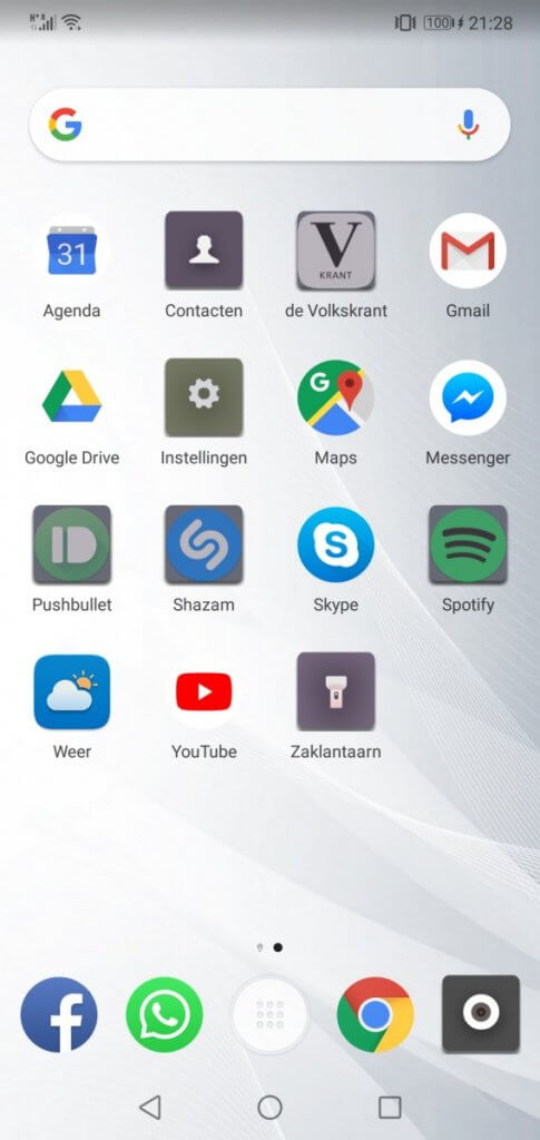 apps sorteren