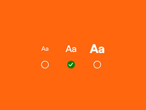 Lettergrootte aanpassen voor iOS- en Android