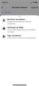 Facebook berichten verwijderen