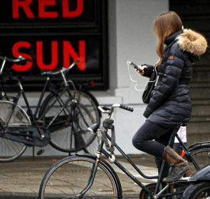 Bellen op de fiets
