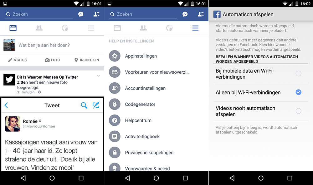 Android - Facebook