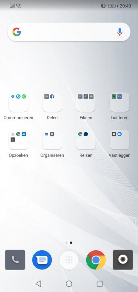 apps sorteren