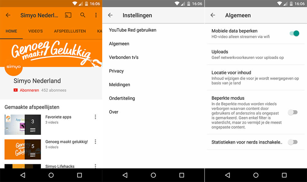 Android - YouTube