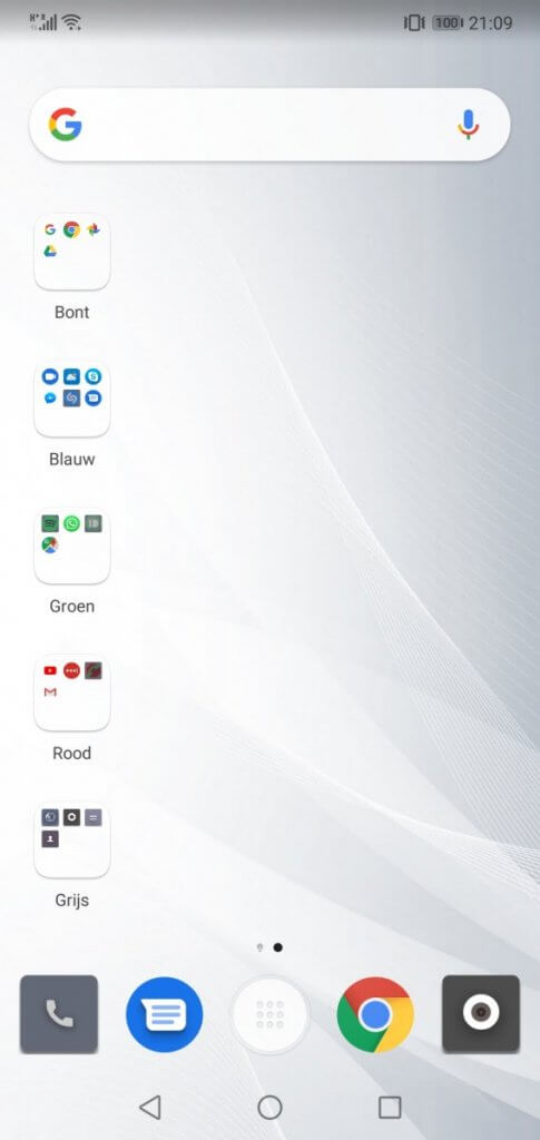 apps sorteren 