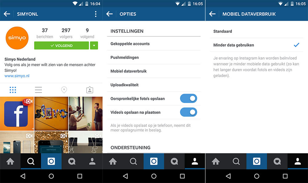 Android - Instagram