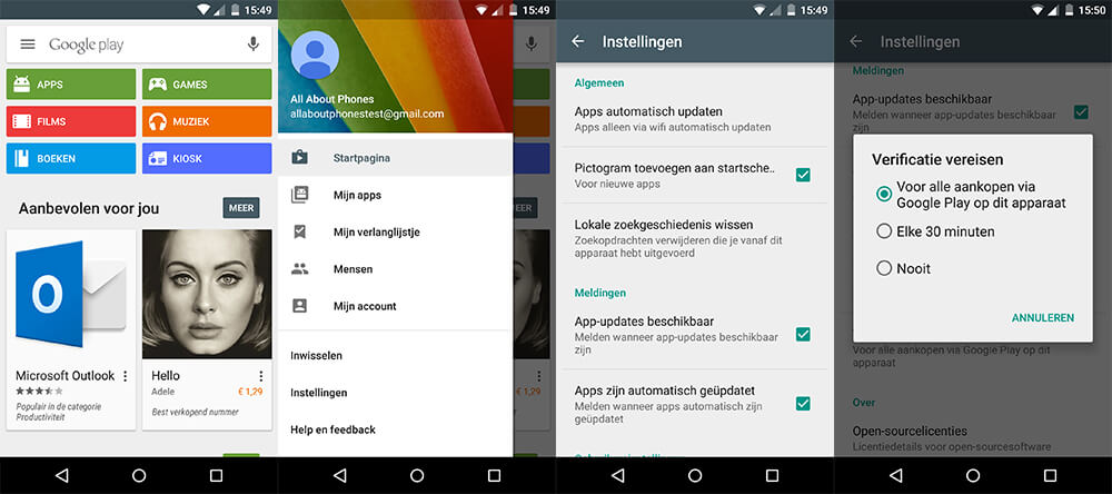 Android - In-app aankopen