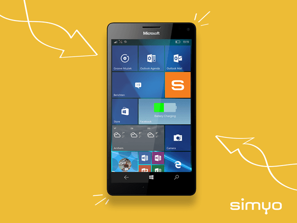 Simyo Sim Only voordelen van Windows Phone