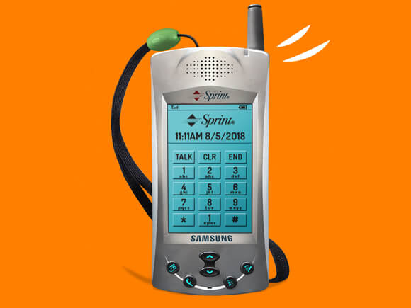 eerste samsung telefoon sph-i300 sim only simyo