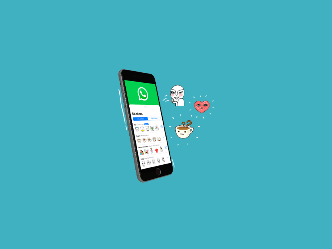 WhatsApp stickers maken