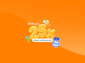 Simyo voor de 25e keer beste mobiele provider