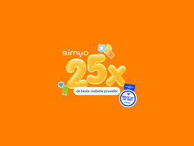 Simyo voor de 25e keer beste mobiele provider